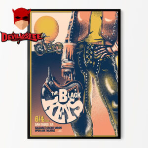 The Black Keys Poster Show At Calcoast Credit Union Open Air Theatre On June 4 2025 San Diego CA Home Decor Poster Canvas