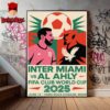 The Ultimate Showdown Messi Inter Miami And Al Ahly At The 2025 FIFA Club World Cup Opener On June Hard Rock Stadium Miami Home Decor Poster Canvas
