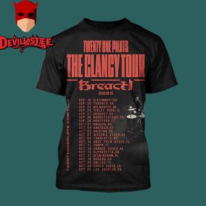 Twenty One Pilots The Clancy Tour Breach 2025 All Over Print Shirt