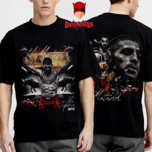 UFC 317 Ilia Topuria El Matador Bull Fight Boxy Unisex T-Shirt 2 Sides