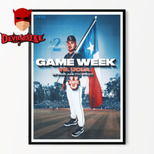 UTSA Baseball Game Week Vs UCLA On June 7 2025 Jordan Ballin Home Decor Poster Canvas