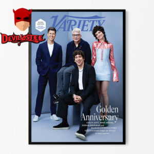 Variety Golden Anniversary Colin Jost Mike Myers Sarah Sherman Help To Create Magic On SNL50 Home Decor Poster Canvas