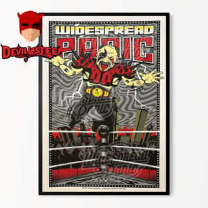 Widespread Panic Tour 2025 Chicago 3 Nights At Chicago Theatre On June 4-6 2025 In Chicago Merchandise Poster Home Decor Poster Canvas