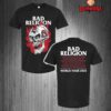 Bad Religion World Tour Locations 2025 Head Wound Tee Skull Fire Two Sided T-Shirt