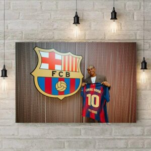 Barcelona Lamine Yamal Launch Number 10 New Season 2025 2026 Unisex Home Decor Poster Canvas