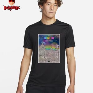 Coldplay Music Of The Spheres World Tour At Gillette Stadium In Boston Massachusetts On July 15th 2025 T-Shirt