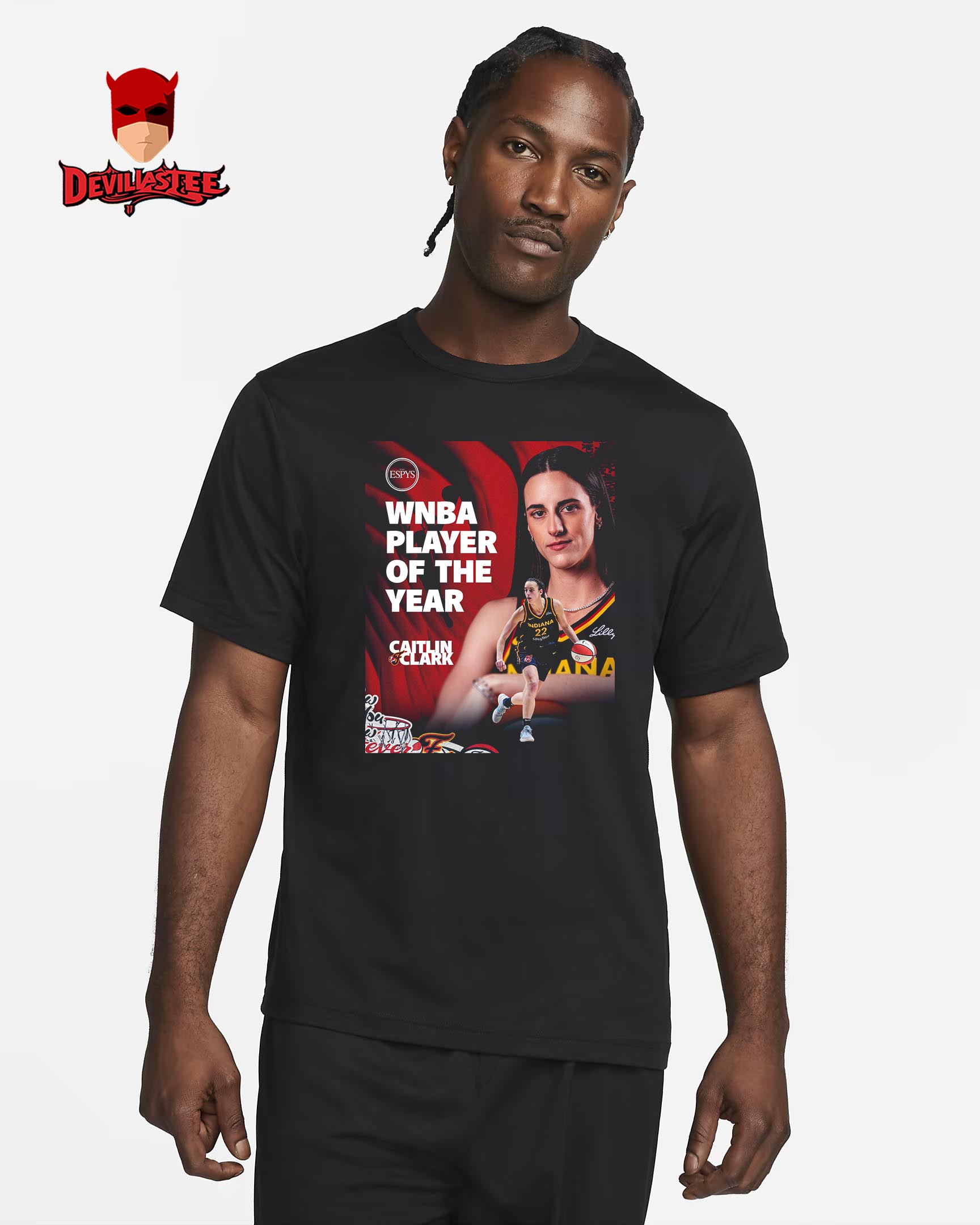 Indiana Fever Caitlin Clark The ESPY WNBA Player Of The Year 2025 Unisex T-Shirt Indiana Fever Caitlin Clark The ESPY WNBA Player Of The Year 2025 Unisex T-Shirt
