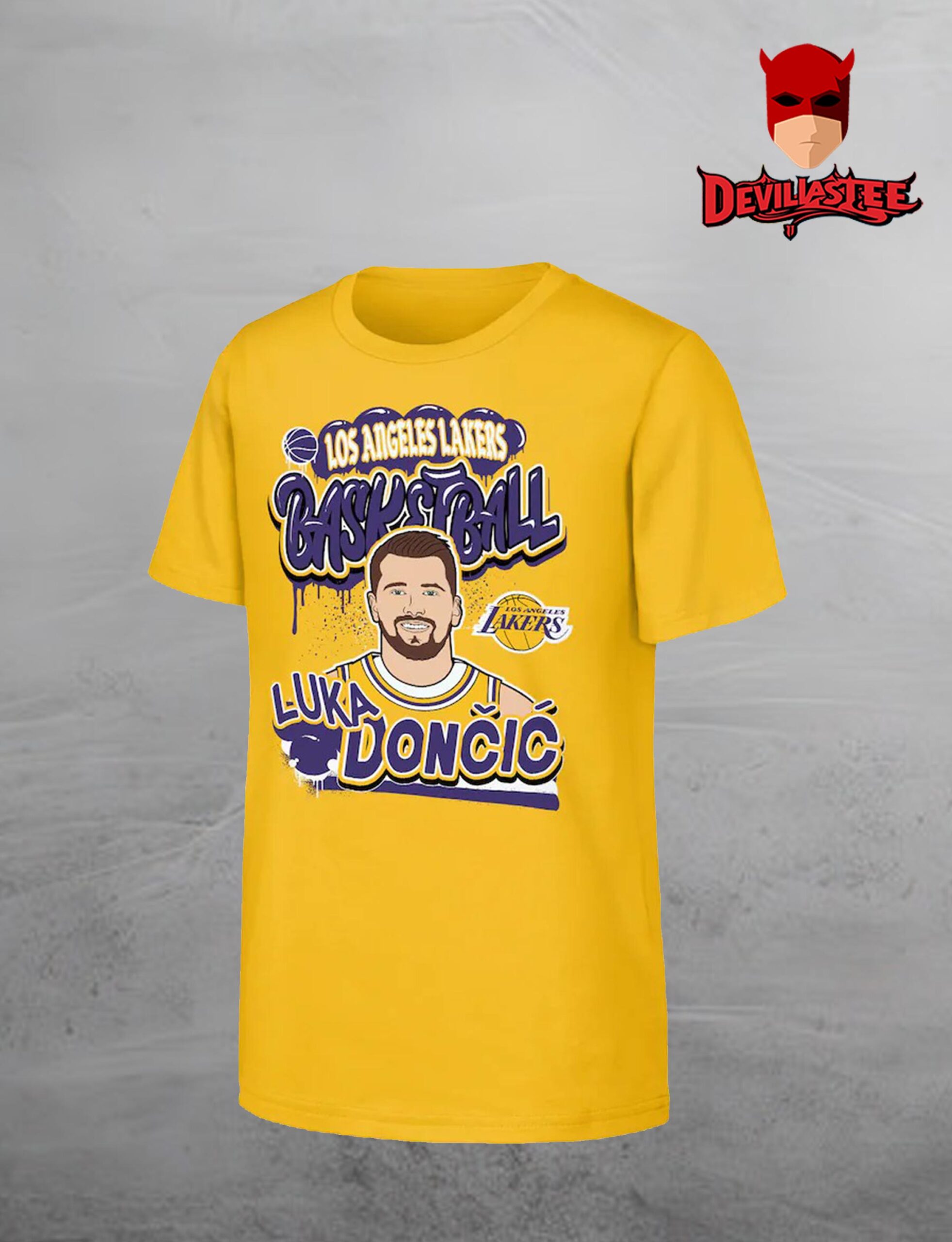 Los Angeles Lakers Luka Doncic Character NBA 2025 Unisex T-Shirt Los Angeles Lakers Luka Doncic Character NBA 2025 Unisex T-Shirt