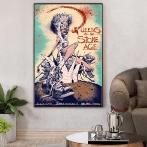 Queens Of the Stone Age AMA Music Festival At Romano D’Ezzelino Italia On July 16th 2025 Home Decor Poster Canvas