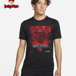Stranger Things Season 5 One Last Adventure 3 Parts On Netflix Release November 26th 2025 T-Shirt